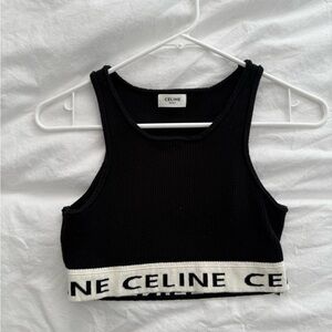 Celine knitted sports bra